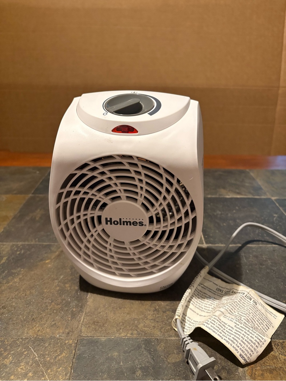 Holmes White Personal Space Heater - Compact Fan Heater